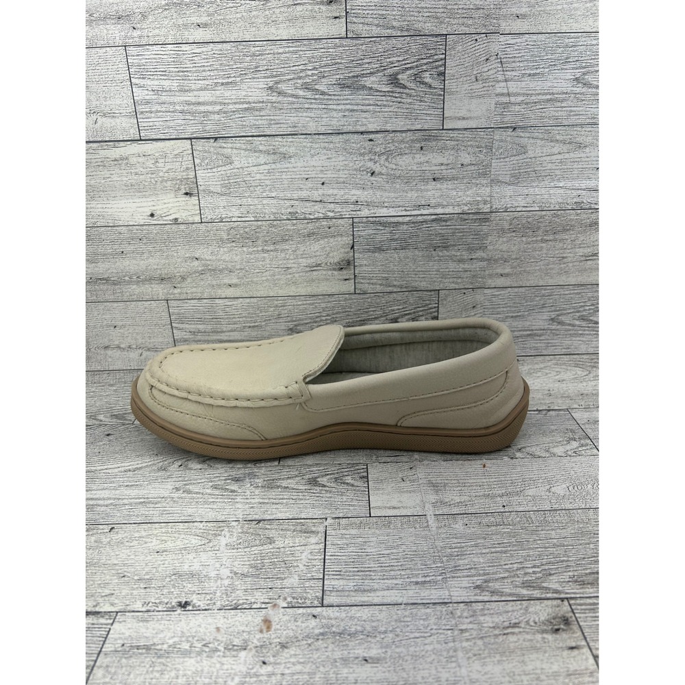 My Slippers My Pillow Women Size 7 Leather Moccasin Slippers Cream 74468-03 - Picture 7 of 16